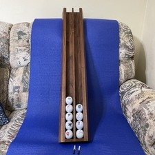 Walnut 40 Ball GOLF BALL Display Case Cabinet Handmade In My Woodshop