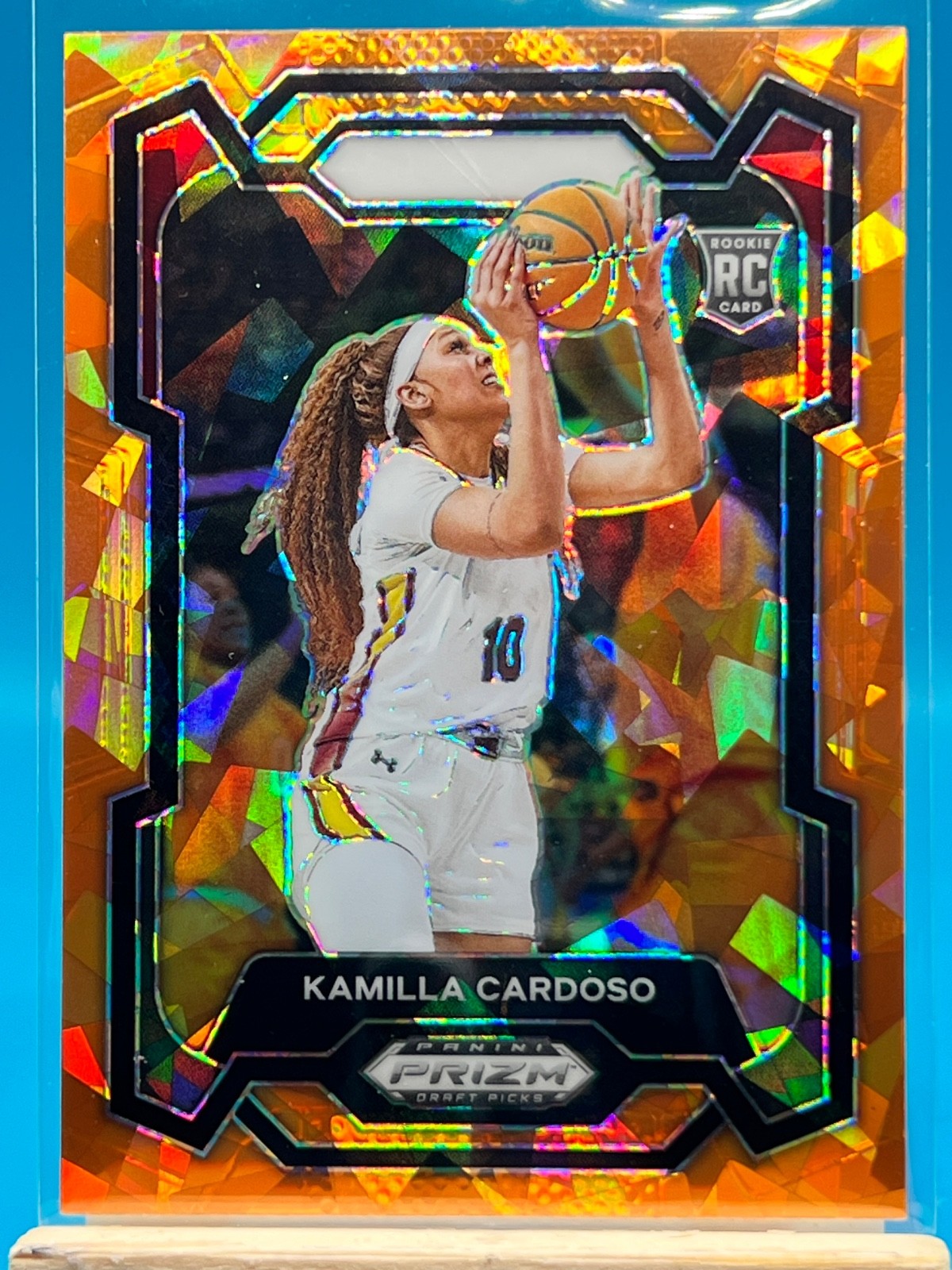 2024 Panini Prizm Draft Picks - Kamilla Cardoso #59 Orange Ice Prizm (RC)