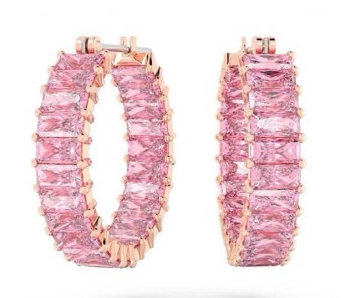 Pink earrings
