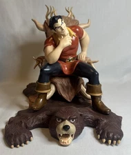 WDCC Disney Villains Gaston Scheming Suitor Figurine With COA & Box