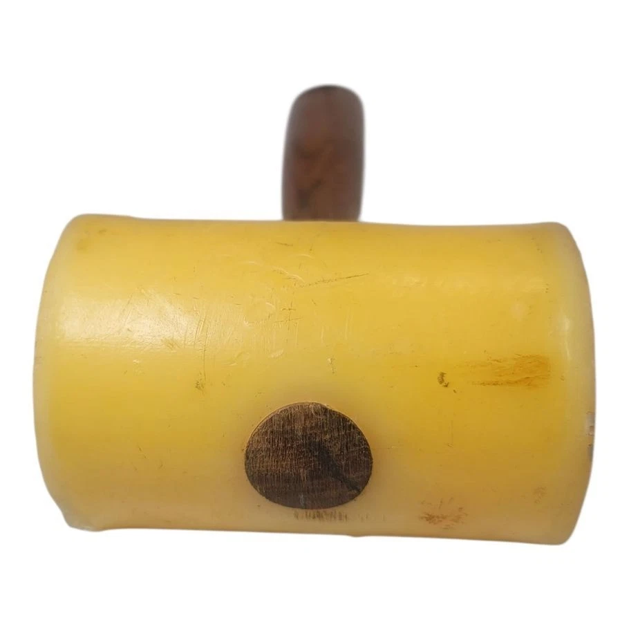 Guirnalda Mazo Nylon 8.5" Roble Mango Corto 3.5" Cabeza Cuero Martillo M37 Foto 2 de 4