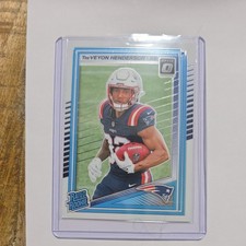 2025 Panini Donruss Optic TreVeyon Henderson Base Rated Rookie #248 Patriots