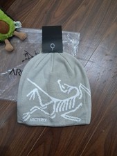 Arc'teryx Bird Head Toque Beanie   Orca Gray Merino Wool Unisex Winter Hat NWT