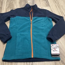 Swiss Alps Full Zip Performance Polar Fleece Jacket Boys Large 14/16 NWT 45