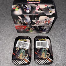 Pokemon TCG Black Bolt & White Flare Unova Mini 8 Tin Display Sealed & 2 Tins✨