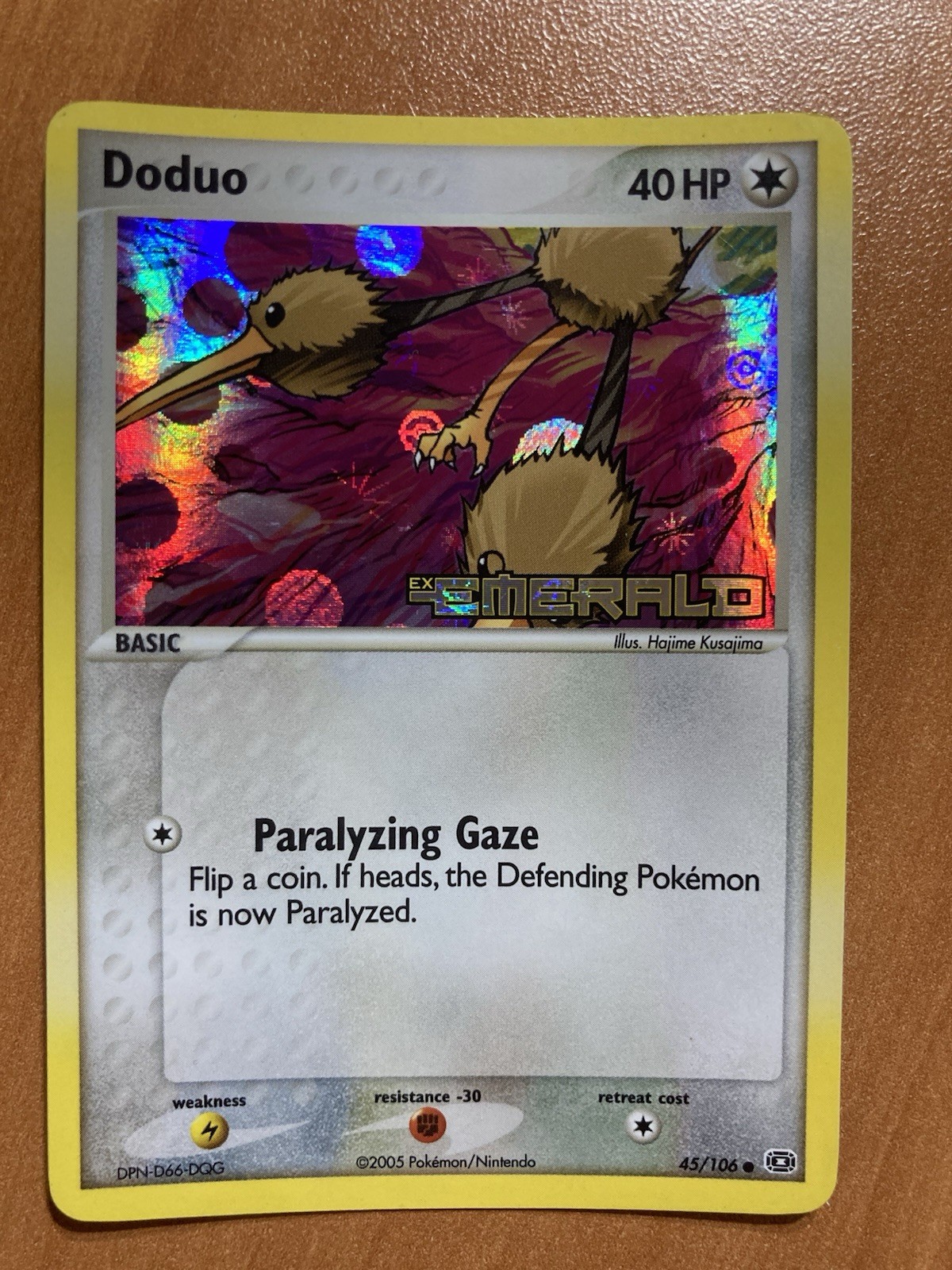 2005 Pokemon EX Emerald Doduo Reverse Holo TCG Card NM Fast Shipping She’s Nice