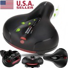 Comfort Bike Seat Cushion Soft Gel Extra Wide Big Bum Bicycle Saddle Pad Sporty
