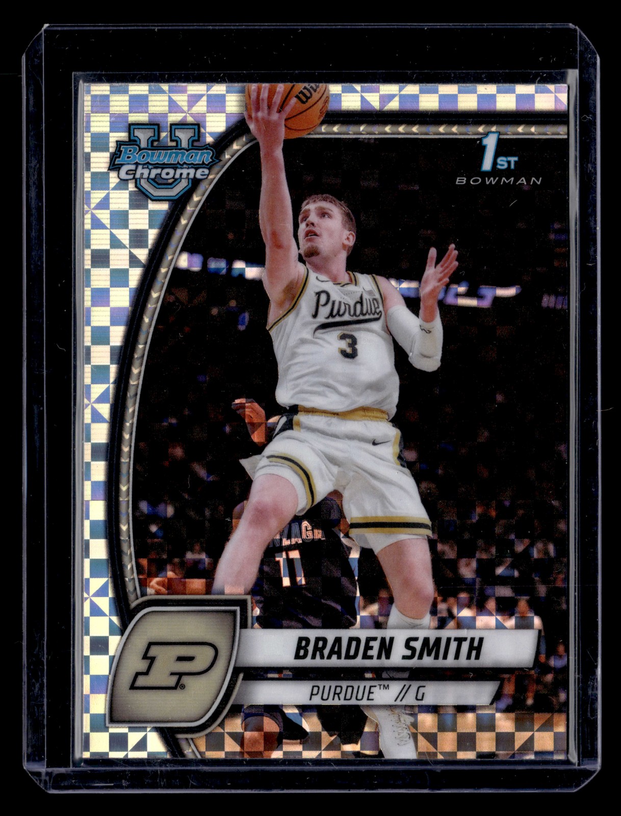 2024-25 Bowman University Chrome #12 Braden Smith X-Fractor