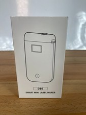 Smart Mini Label Maker D10 Bluetooth Thermal Printer, White, USB, 15mm