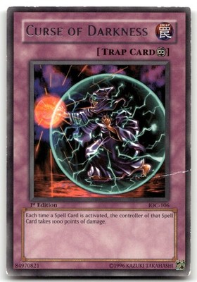 Curse of Darkness IOC-106 1st Edition Rare Yu-Gi-Oh TCG HP
