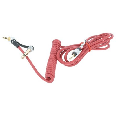 3,5mm/6,3mm AUX Kabel für Monster Beats by Dr. Dre Solo Solo 2 Pro 1,5m rot