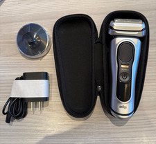 Braun Series 9 Pro Plus Electric Shaver with Power Stand- Black/Silver