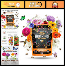 Wildflower Seed Mix - 120,000+ Seeds for Bees, Butterflies & Hummingbirds, 4 oz, 129.56 per gallon