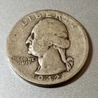 1942-D  Washington Quarter - 90% Silver, 84-Year-Old Coin @ MELT*