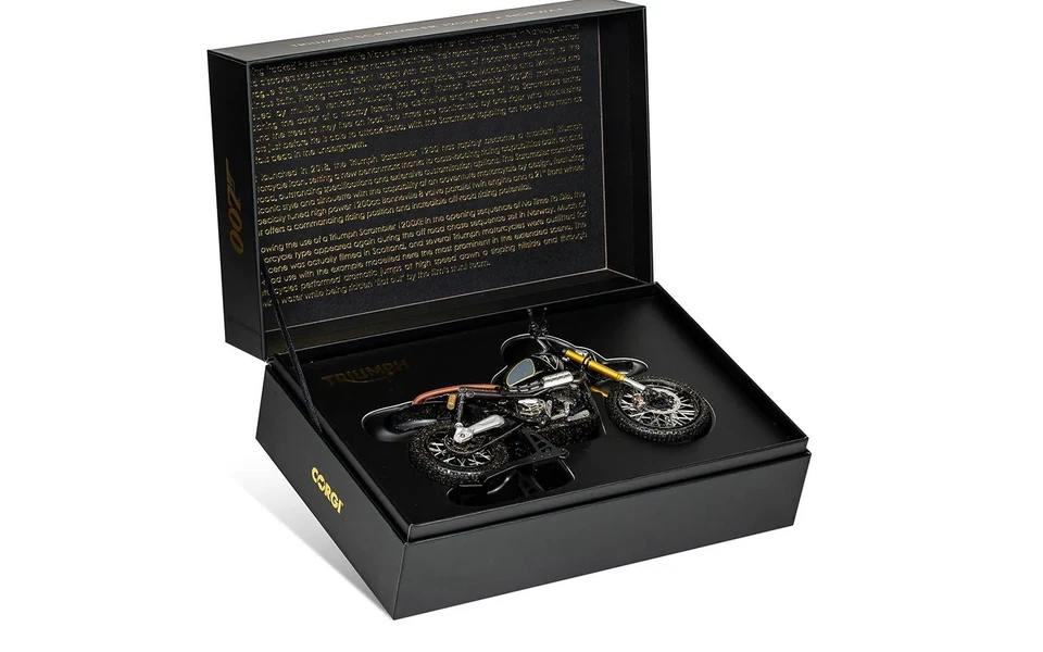 Corgi James Bond "Norway" Triumph Scrambler 1200XE 1:12 Motorcycle CC08403 - Image 2 of 3