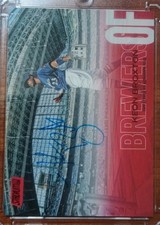 2018 Topps Stadium Club - Autographs Keon Broxton #SCA-KBR Red Foil /50 (AU)