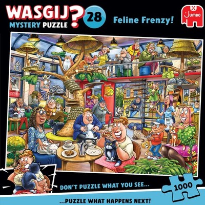 Wasgij Mystery 28 - Feline Frenzy - Puzzle 1000 Teile