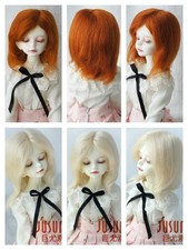 JD077 1/8 1/6 1/4 1/3 Hot Sale Soft Mohair BJD Wig OB11 YOSD MS SD Doll Hair