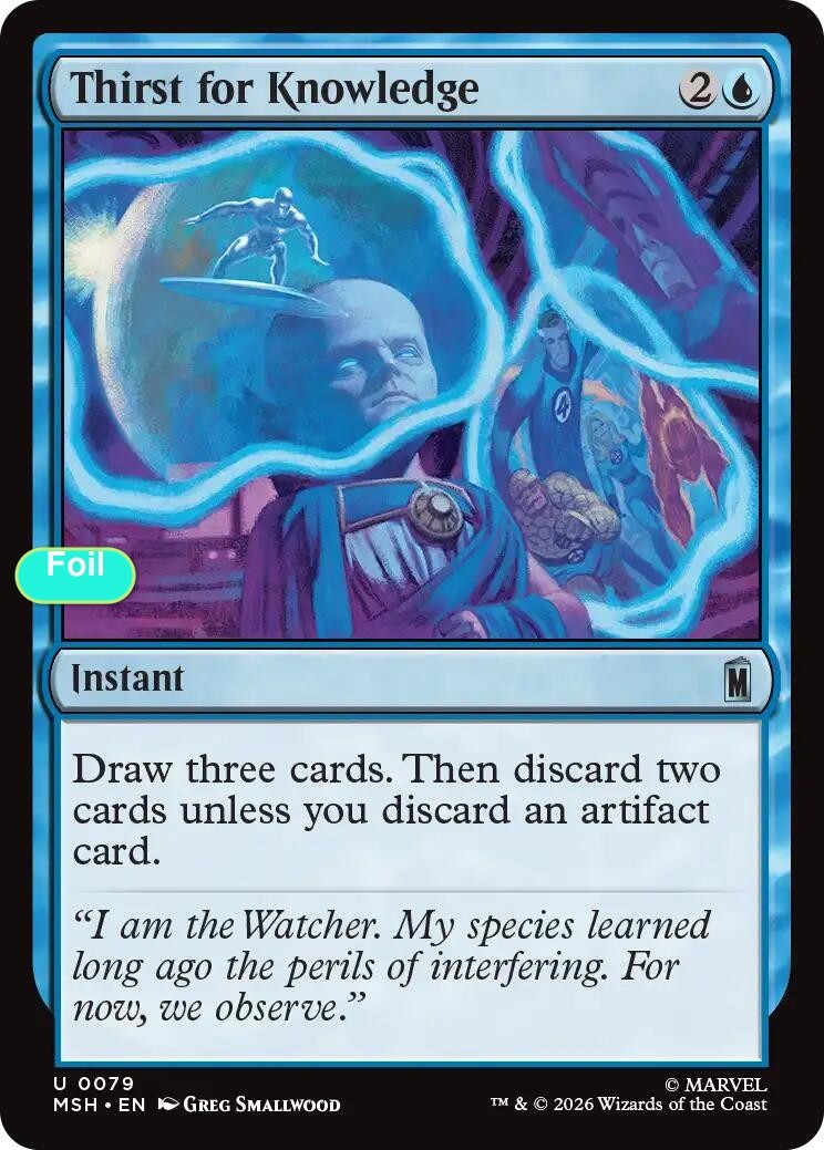 Thirst for Knowledge - Foil - MSH - 79 NM/LP