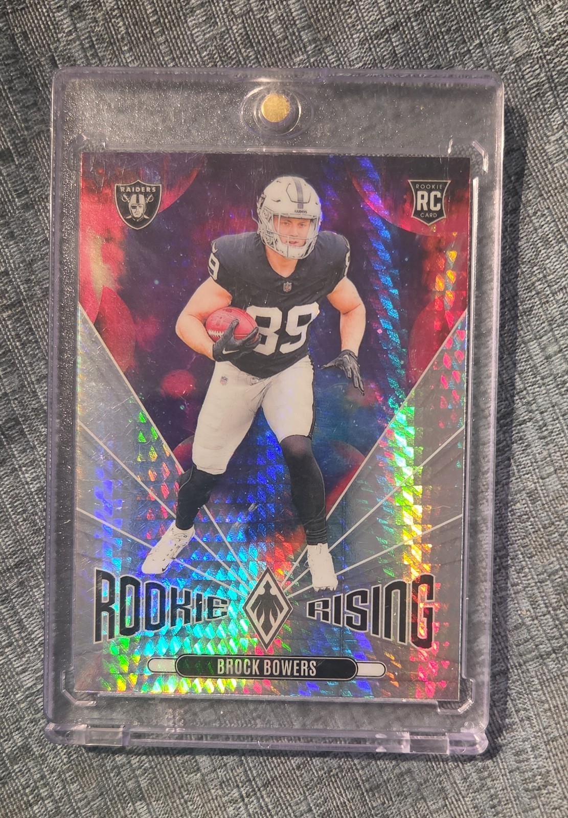 2024 Panini Phoenix - Rookie Rising Brock Bowers #RR-BBS Hyper (RC)