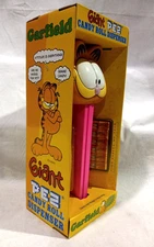 GIANT GARFIELD TALKING PEZ - 12" TALL - NEW IN BOX - SPEAKS 6 DIFFERENT PHRASES