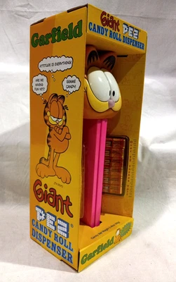GIANT GARFIELD TALKING PEZ - 12" TALL - NEW IN BOX - SPEAKS 6 DIFFERENT PHRASES - Image 1 of 4