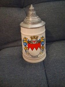 Franconian Beer Stein With Lid