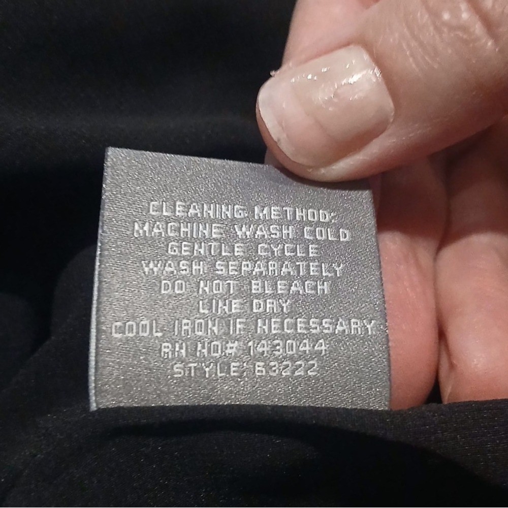 Bagatelle Basic Bomber Black Jacket Womans size L… - image 2