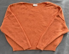 American Vintage Pullover XS/S Oversize Orange Apricot Fledermausärmel weich