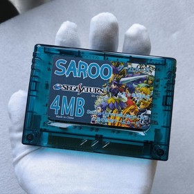 SAROO Flash Cart Sega Saturn SS, Cheat Code, Instant Save