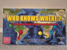 Who Knows Where Board Game by Wildcard - 100% Complete and Excellent Condition