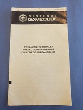 Health and Safety Precautions Booklet Nintendo Gamecube Insert PM-DOL-USA-2