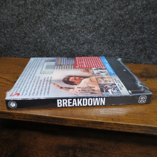 Paramount Presents 26 Breakdown 1997 Blu-Ray Slipcover Kurt Russell Thriller - 第 4/4 張圖片