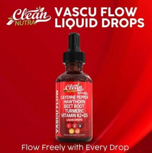 Cayenne Pepper Supplement Liquid Drops Hawthorn Beet Root Turmeric Vitamin K2+D3 - Picture 3 of 5