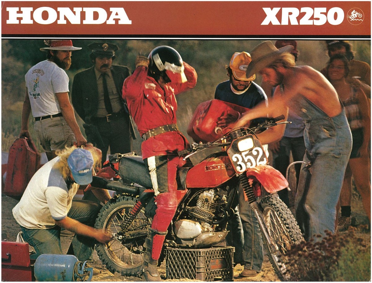 HONDA Brochure XR250 1979 Sales Catalog ORIGINAL OEM 1980 | eBay