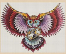 Owl Counted Cross Stitch Chart No. 2-392/21
