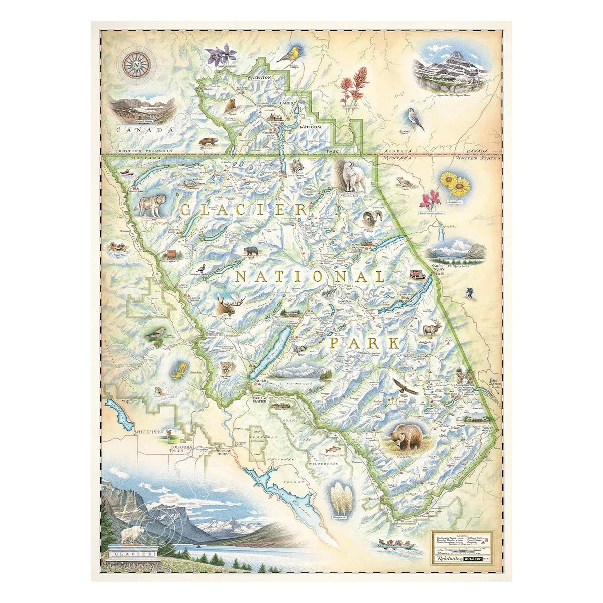 Castor Puzzle 1500 Pezzi – Fiume Athabasca, Parco Nazionale Jasper, Dimensioni 68x47 Cm