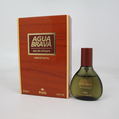 AGUA BRAVA by Puig 25 ml/ 0.8 oz Eau de Cologne Spray NIB