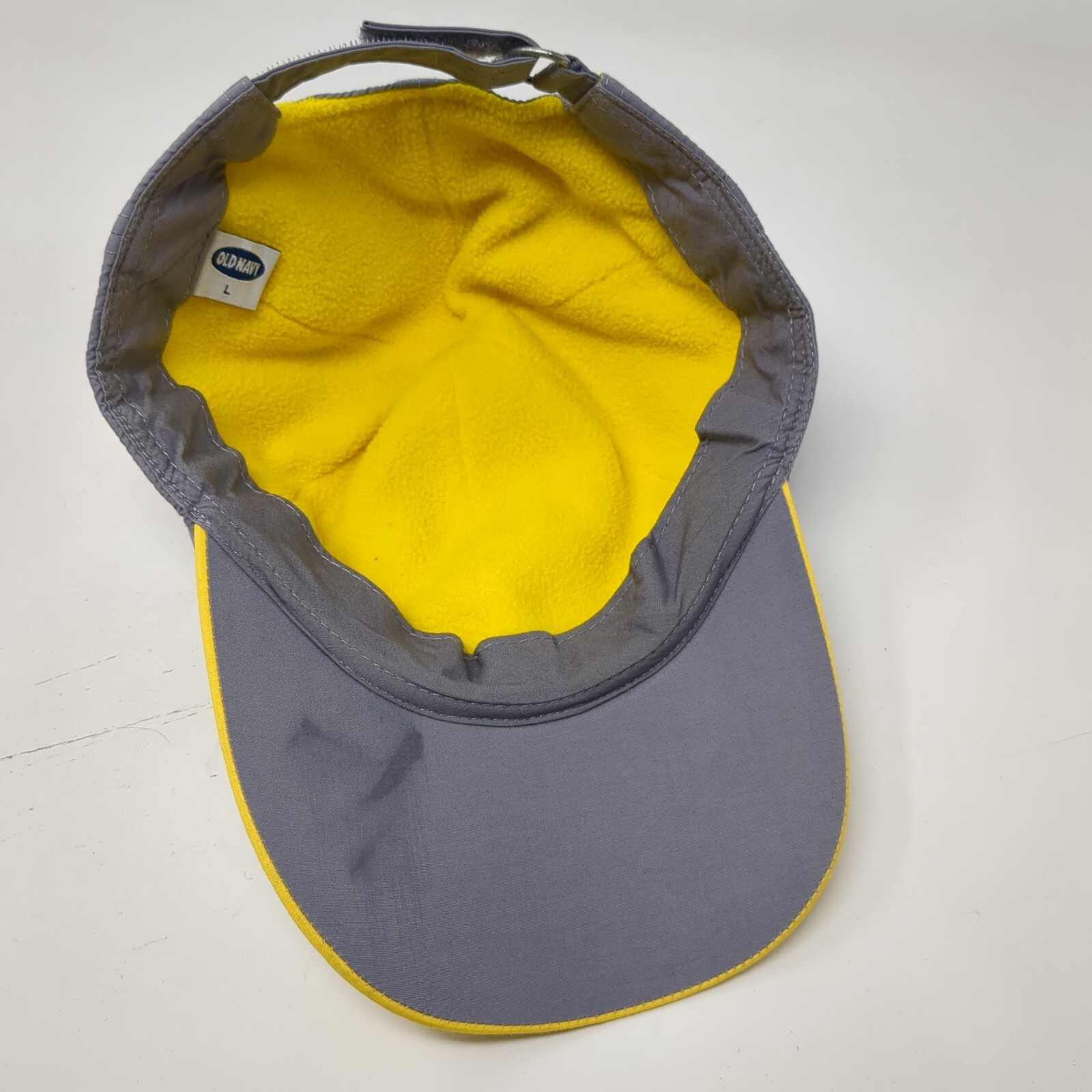 Old Navy Strapback Hat Gray Large Adjustable Embr… - image 6