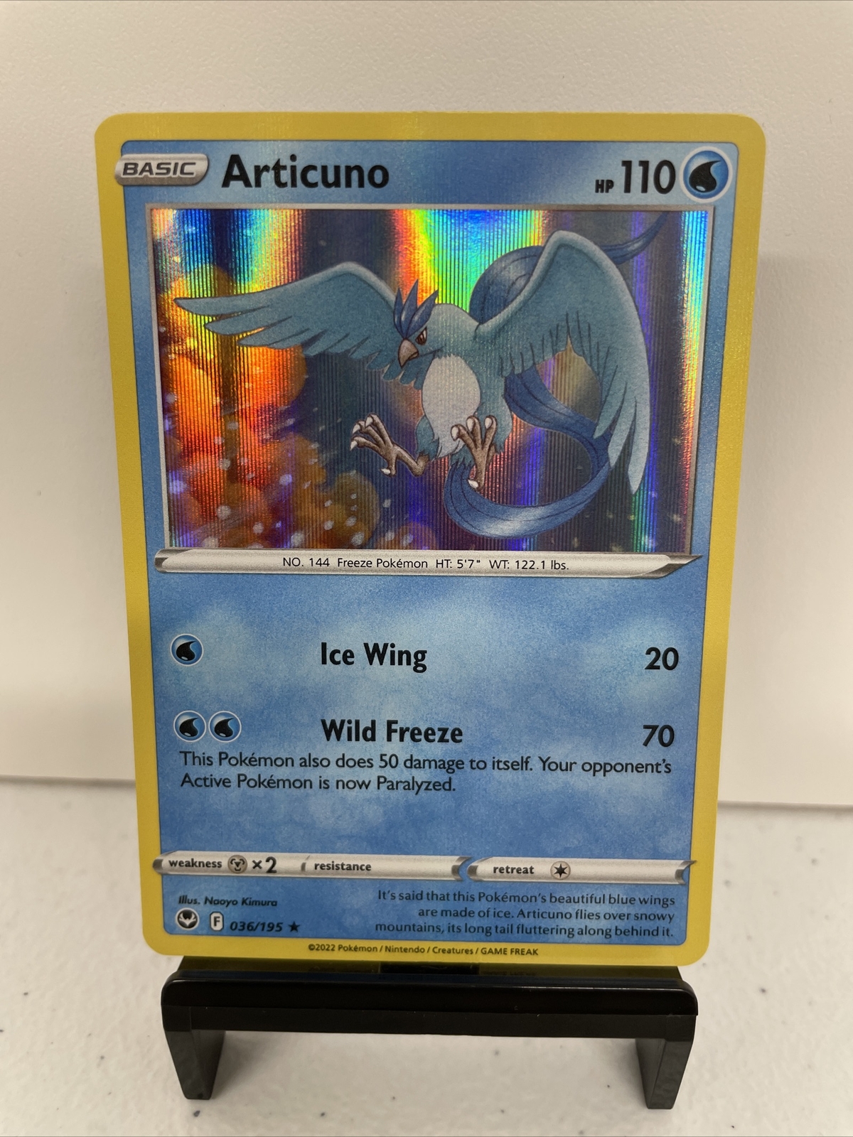 Pokemon Articuno 36/195 Silver Tempest NM/M