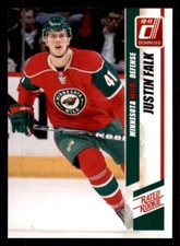 2010-11 Donruss #285b Justin Falk Minnesota Wild RC