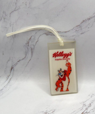 Kellogg's Tony the Tiger ID Tag Luggage Travel Bag Suitcase Backpack NEW