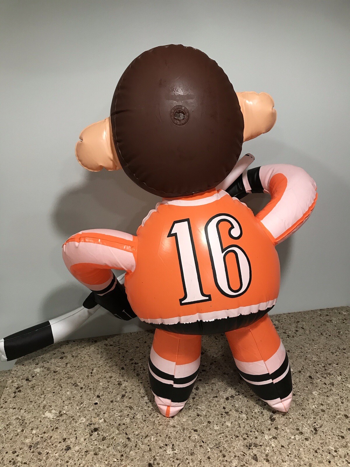 Mrs. Bobby Inflatable Bobby Clarke 16 Philadelphia Flyers Vintage NHL Hockey Inflatable ...