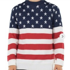 TIPSY ELVES Men's XXL Vote Fun Top Sweater USA American 4TH OF JULY PATRIOTIC