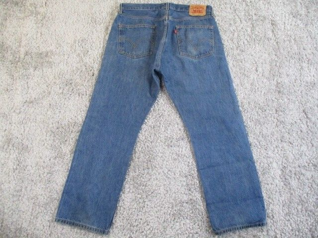 Levis 501 XX Mens 36X30 Blue Classic Distressed 90s Vintage