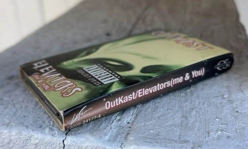 OUTCAST Elevators (me & You) Cassette Single Instrumental 1996 LaFace Rap Hiphop - Foto 2 di 7