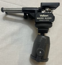Velbon PH-173 Ball Head with Macro-Slider Close Up Focusing Stage Tripod Head