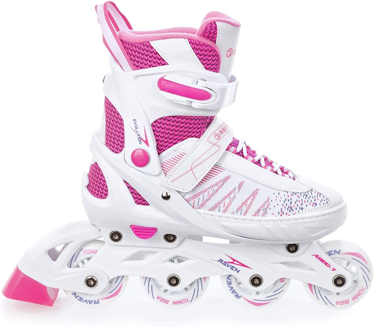 Roller en ligne Grace Raven pour enfant avec pointure ajustable