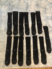 Nike Men  s Size Medium Baseball Socks DRI-FIT - Black - KNEE HEIGHT