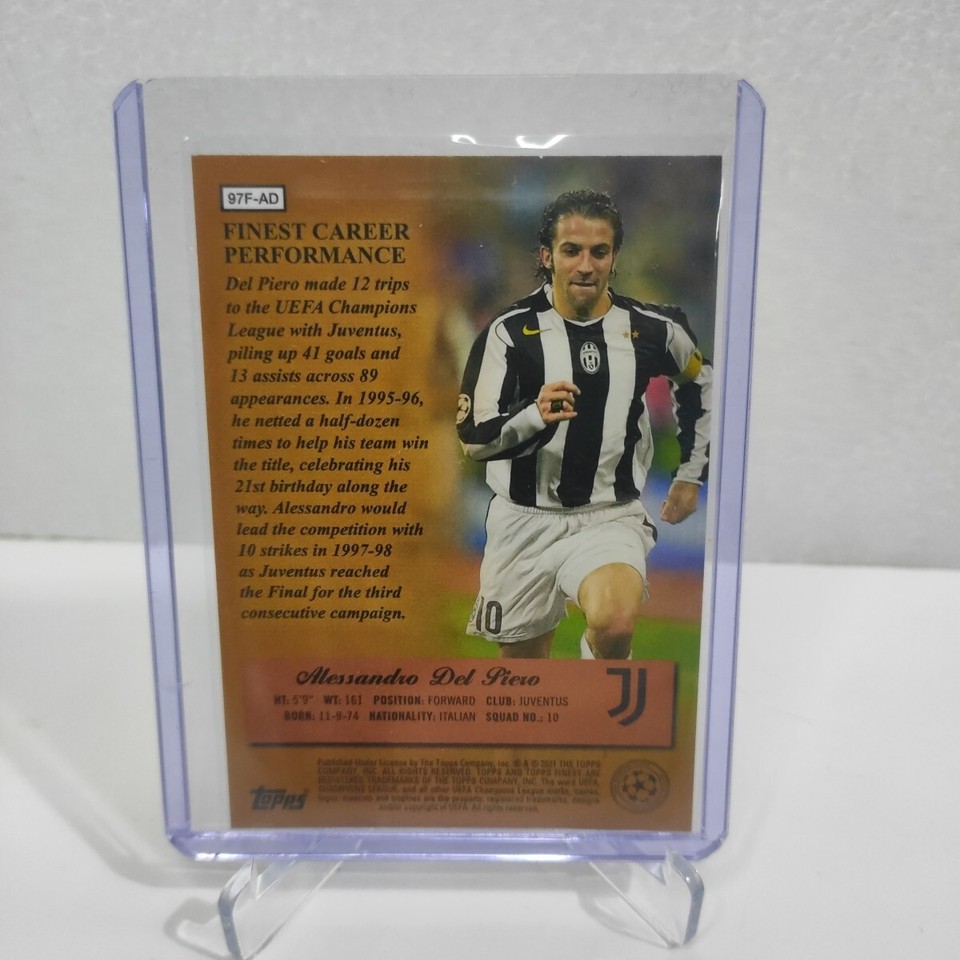 Carte Topps UCL Merlin 98 – Alessandro Del Piero /99 Legends Juventus 2021/22